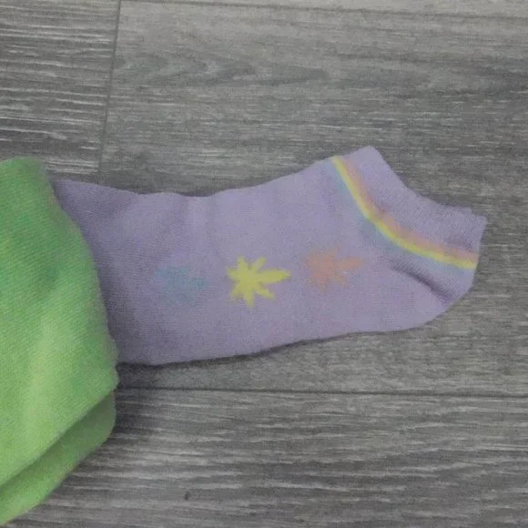 Adidas X14 Pairs Mix and Match Adult Floral Ankle No Show Socks - Picture 7 of 16